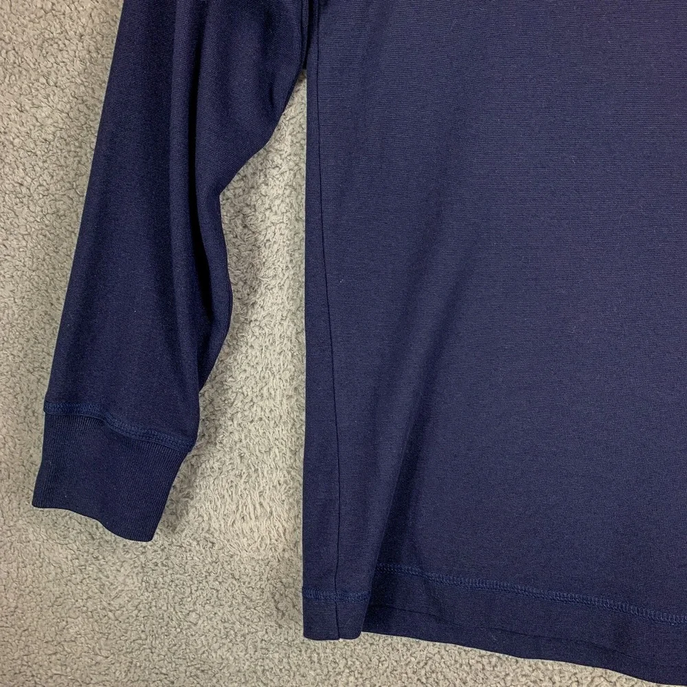 Banana Republic‎ Sweater Mens Large Blue Business Casual Athleisure Stretch Fall